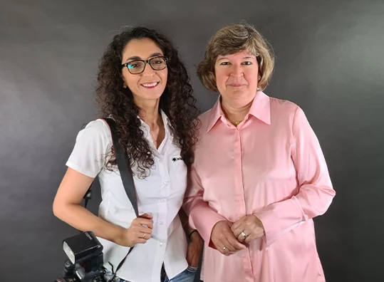 Die Kandidierende Gunhild Fiedler-Dreyer des CDU Stadtverbands Laatzen bei professionellen Porträtfotos zur Kommunalwahl 2026 im Fotostudio Laatzen